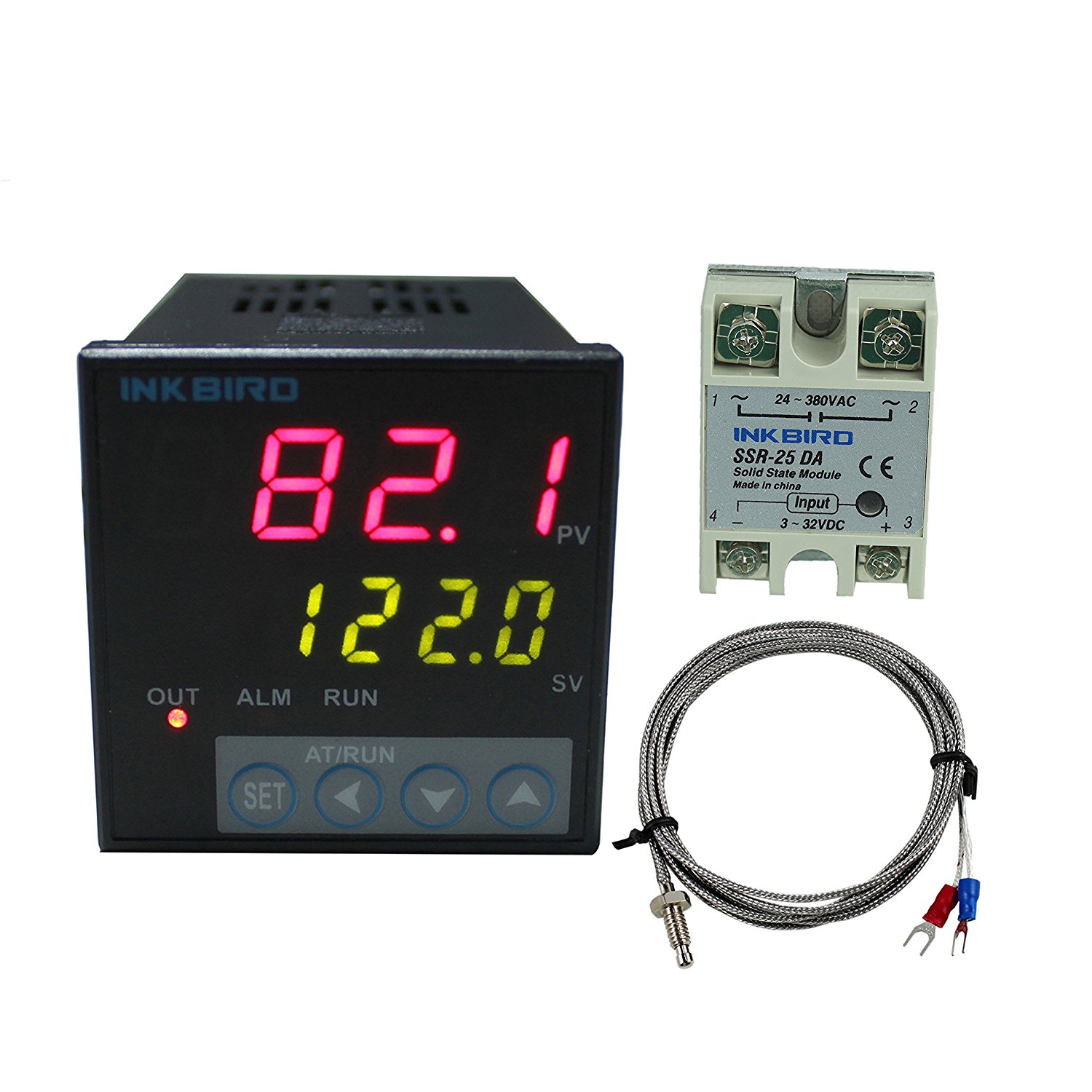 Inkbird PID Controller, Solid State Relay and Sensor – $29.99