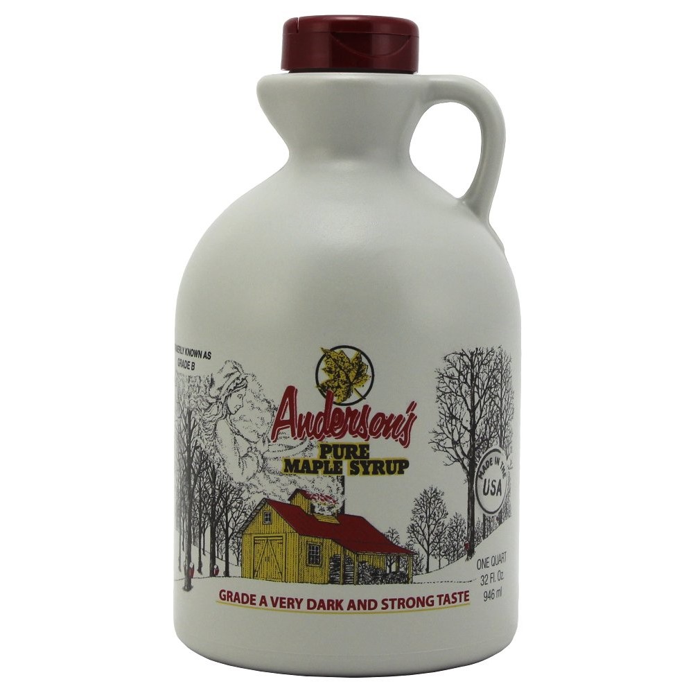 Anderson’s Pure Maple Syrup Grade A/B, 32 Oz – Make A Maple Homebrew ...