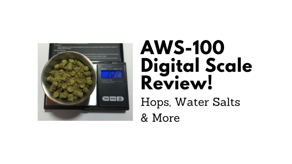 Hands On Review: American Weigh AWS-100 Digital Gram Scale – 100g x 0.01g –  for homebrew hops & more