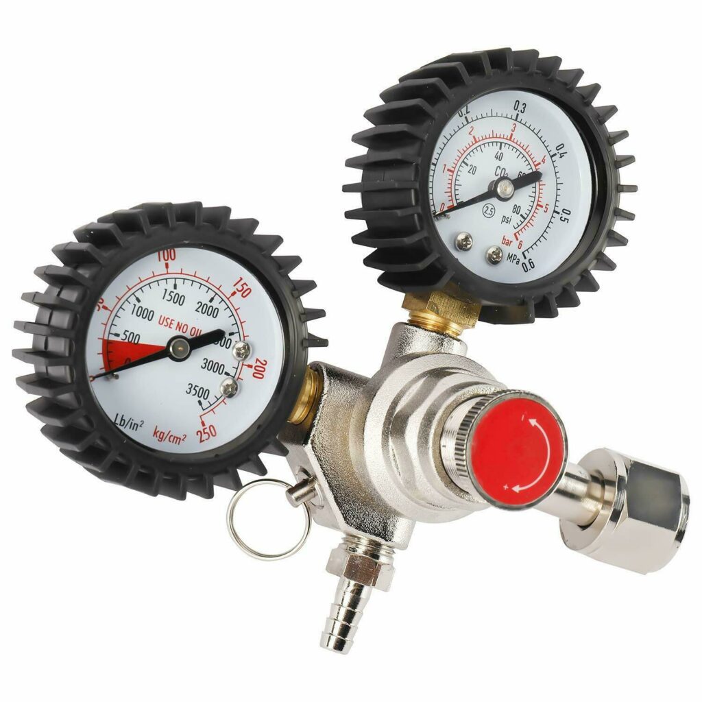 Dual Gauge CO2 Regulator for Draft Beer Homebrew Kegerator CGA320 US STOCK