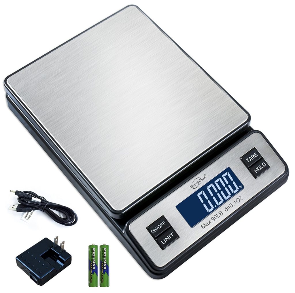 Smart Weigh Digital Shipping and Postal Weight Scale, 110 lbs x 0.1 oz, UPS  USPS Post Office Scale