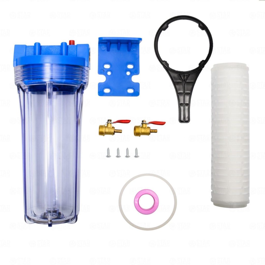 Beer Wine Filter Kit 5 Micron Home Brewing Clarification w/Corny Keg Connectors