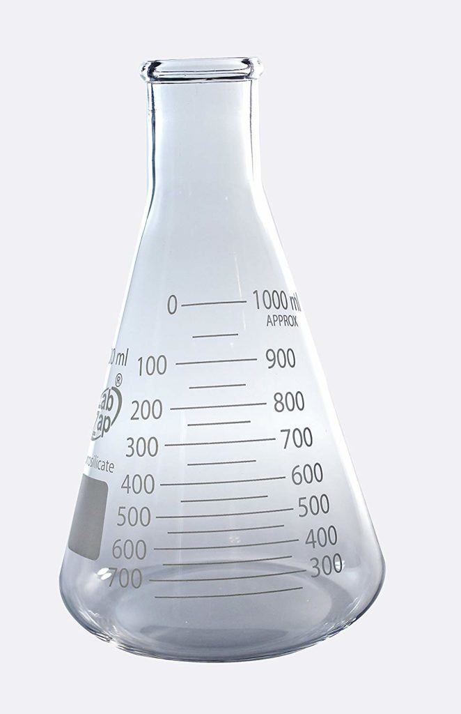 1 Liter Erlenmeyer Flask + Yeast Starters & Fermentation Resources ...