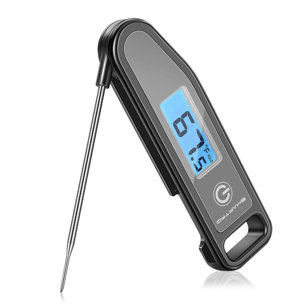 SMARTRO ST43 Meat Thermometer Instant Read Cooking Food Thermometer Digital Touch-Screen Thermometer for Candy, BBQ, Kitchen, Grilling, Smoker