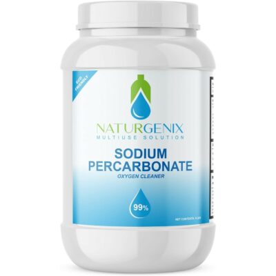 Sodium Percarbonate 99% Purity, Oxygen Bleach (9-lbs) Multi-use Oxygen Bleach for Laundry, Dishwasher, Deodorizing, Stain Removal and More, Color Safe Bleach