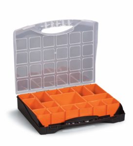 Small Parts Organizer with 16 Removable Bins [Brewery Organization]