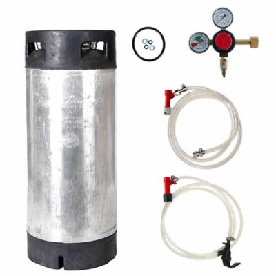 5 Gallon Pin Lock Keg Kit With CO2 Regulator – Tank Not Included