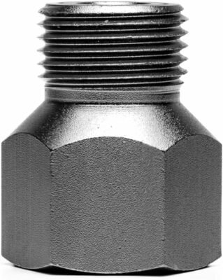 Ultum Nature Systems CGA 320 to Paintball Adapter - Paintball Tank CO2 CGA320 Adapter - CO2 Paintball Tank CGA 320 Adapter for Aquarium CO2 Regulator - Paintball Adapter (Space Gray Metallic) 