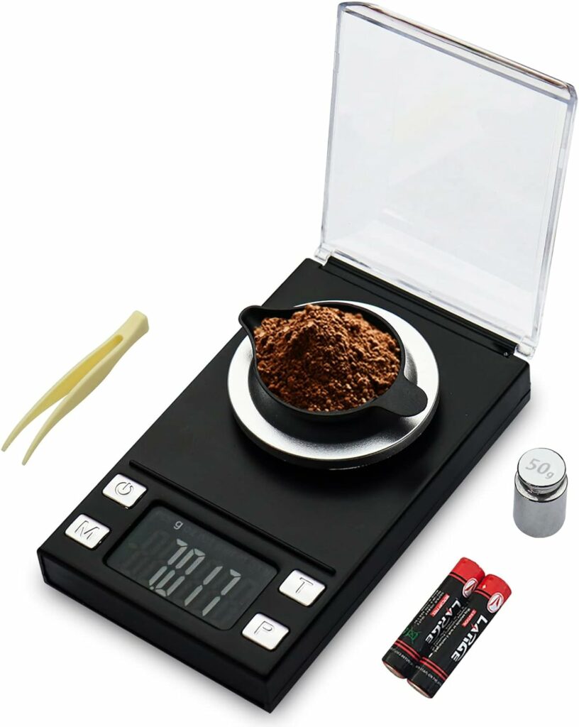 Milligram Scale 50g/0.001g Digital Jewelry Scale Micro Gram Scale