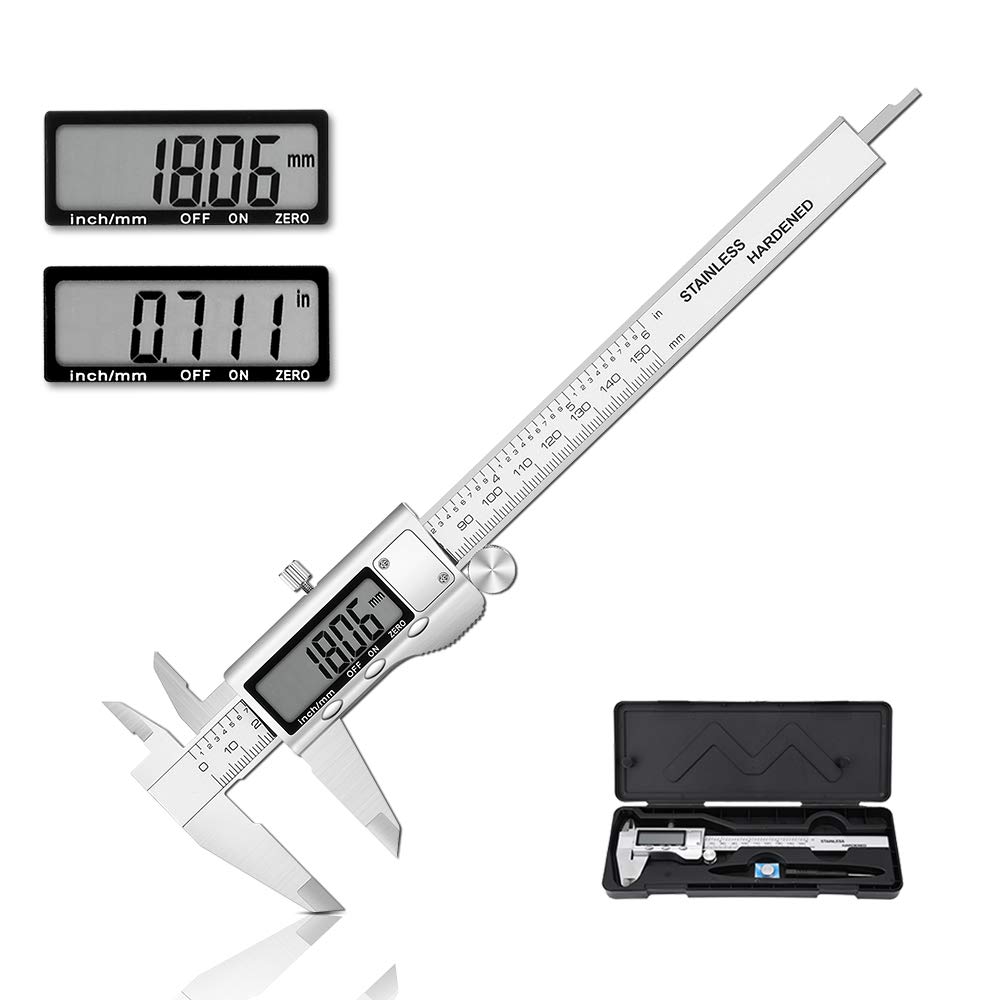 Digital Caliper w/Stainless Steel Body [measure fittings, o-rings and ...