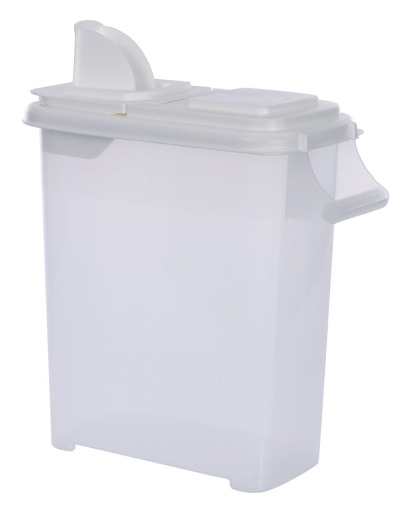 Buddeez Large Storage Container w/Pour Spout [~40 lb capacity grain ...