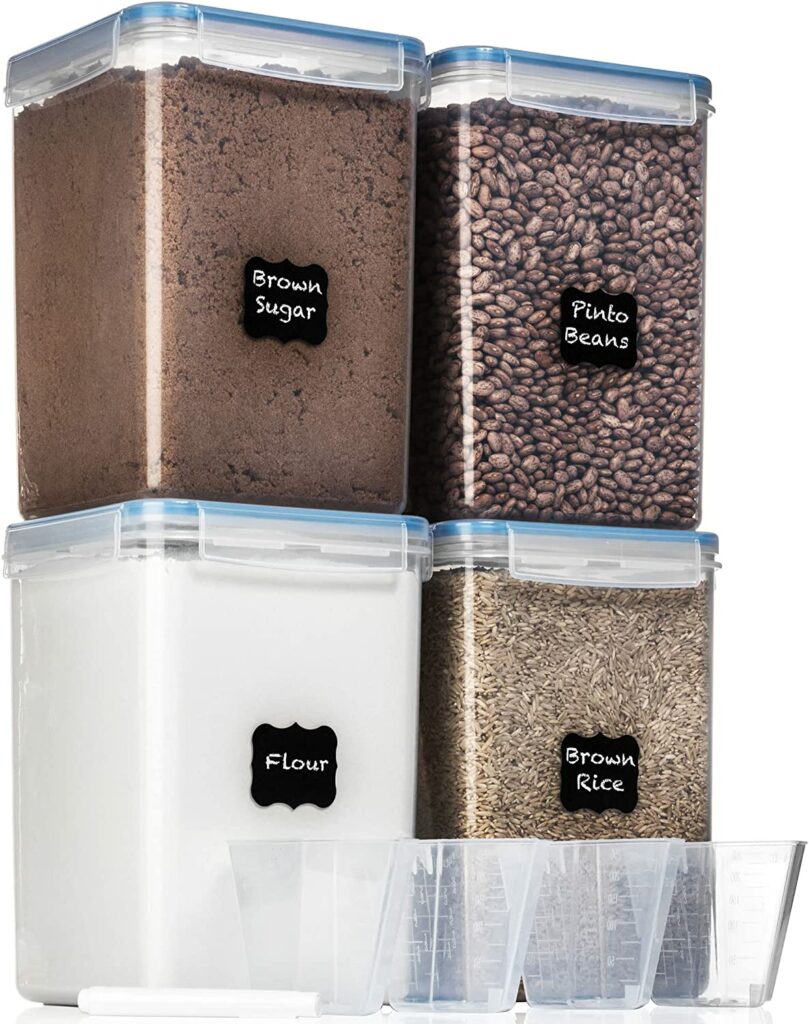 Extra Large Tall Food Storage Containers (6.5L, 220oz
