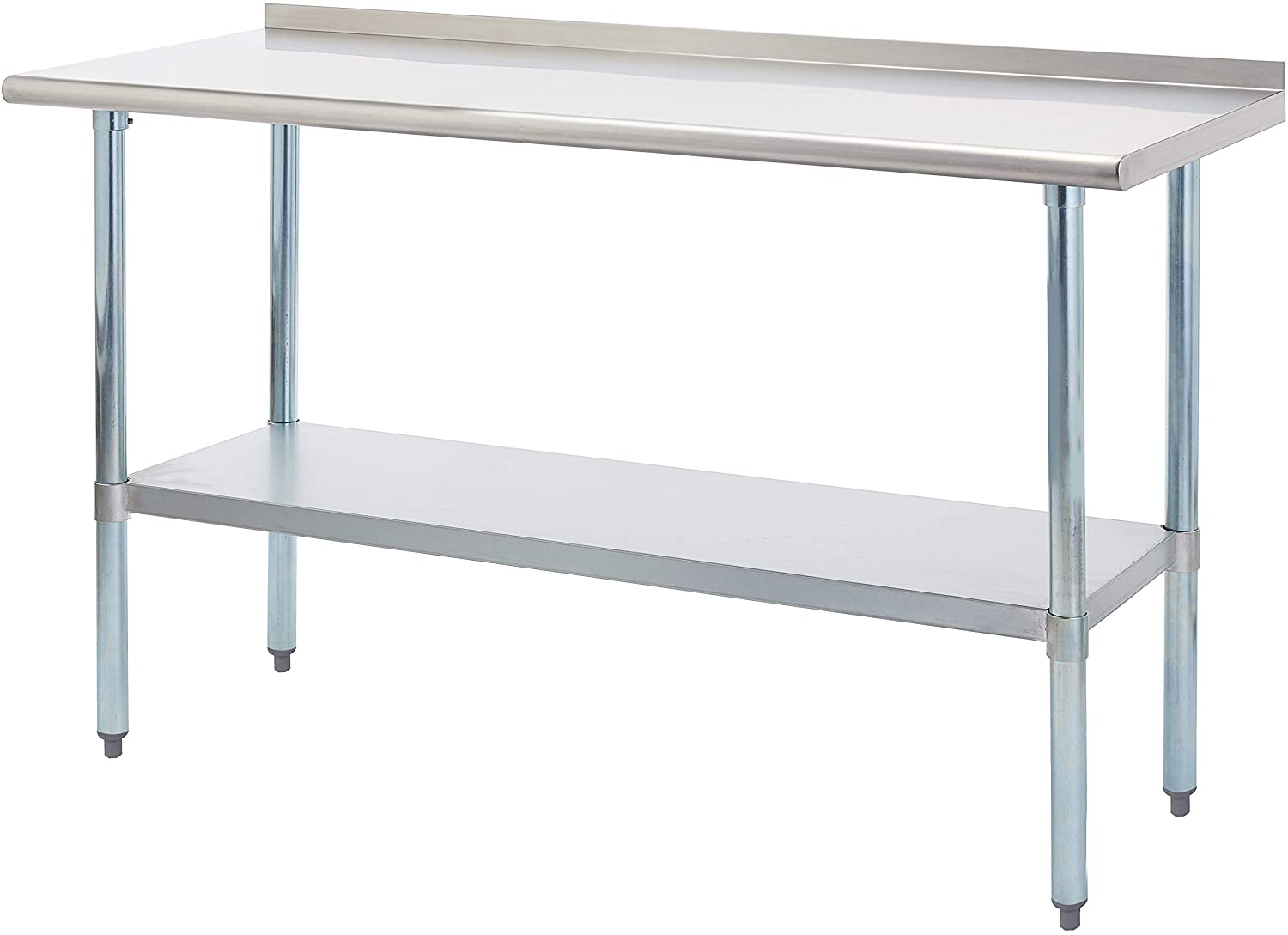 Rockpoint Commercial Nsf Stainless Steel Work Table With Shelf Homebrew Finds