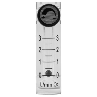 Hilitand Gas Flowmeter, LZQ-2 Flowmeter 0-3LPM Flow Meter with Control Valve for Oxygen Air Gas