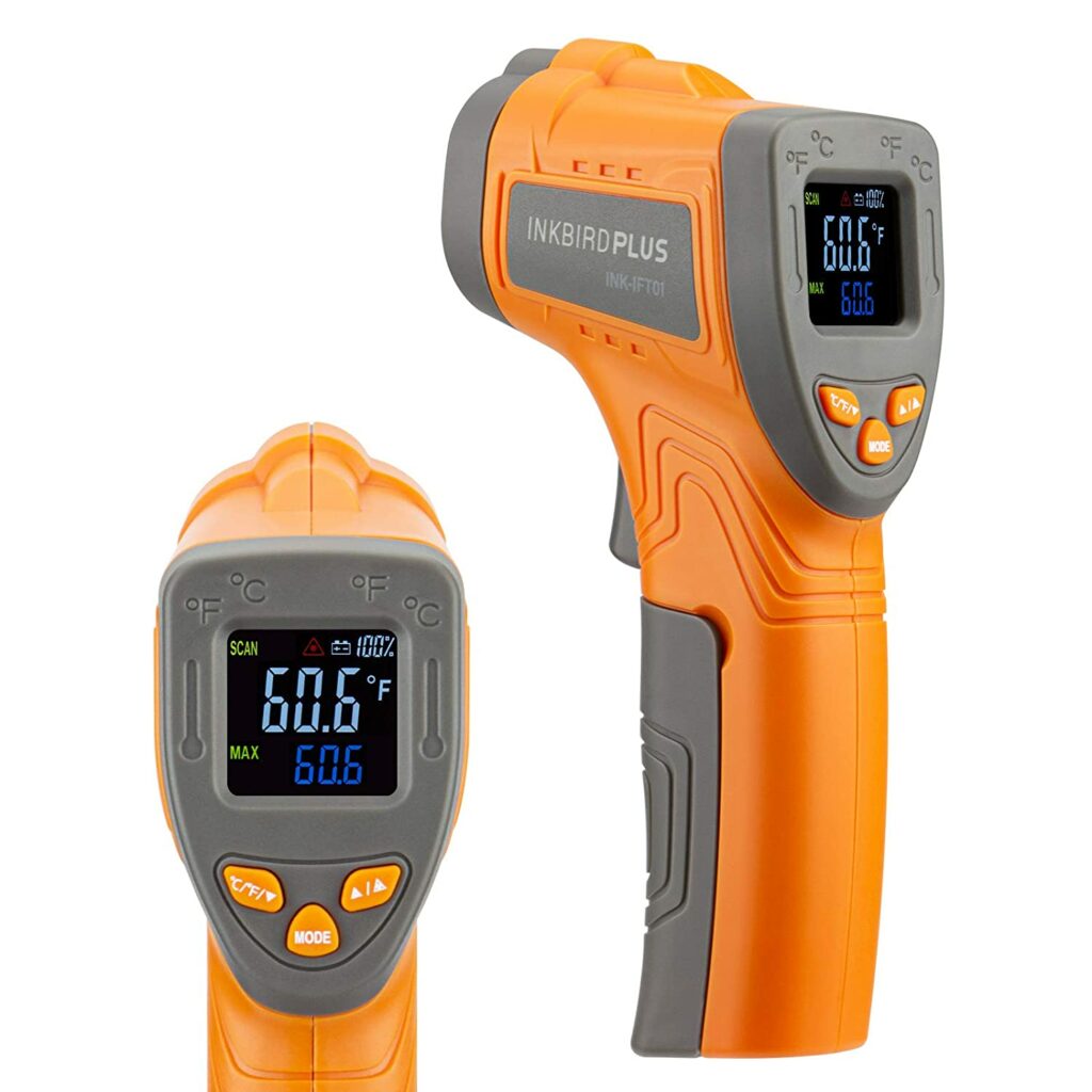Inkbird Non-Contact Digital Infrared Thermometer, w/Laser Guide