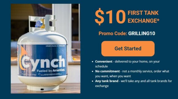 $10 Propane Tank Refill when you try AmericaGas Cynch Tank Delivery ...