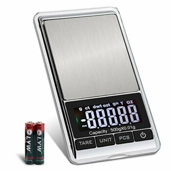 500 Gram Capacity, .01 Gram Resolution Digital Scale [Hops, Water Salts ...