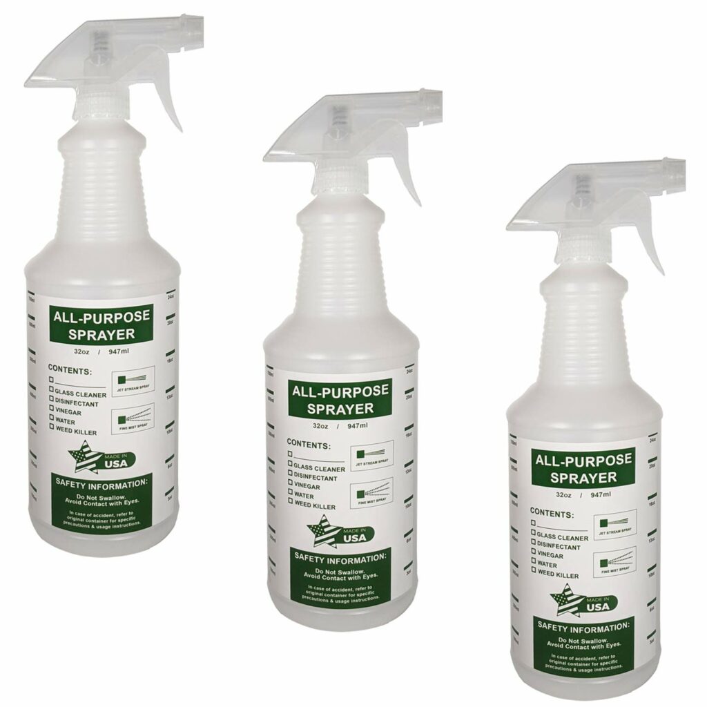 THREE x 32 Oz Commercial Grade Spray Bottles, Made in the US | Homebrew ...