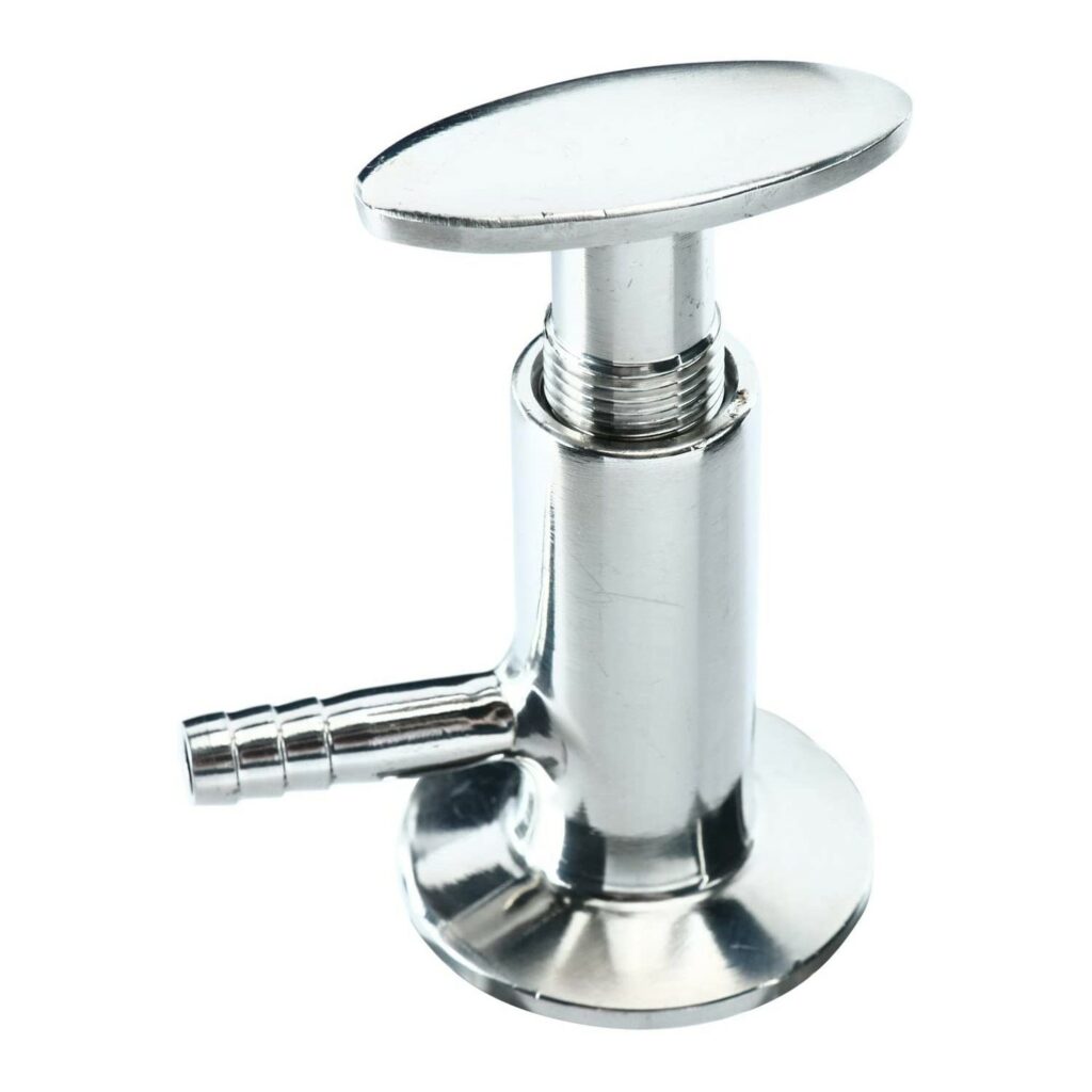 Homend 1.5" Tri Clamp Sanitary Sample Valve Ferrule OD 50.5MM with Elliptic Handle SUS SS316