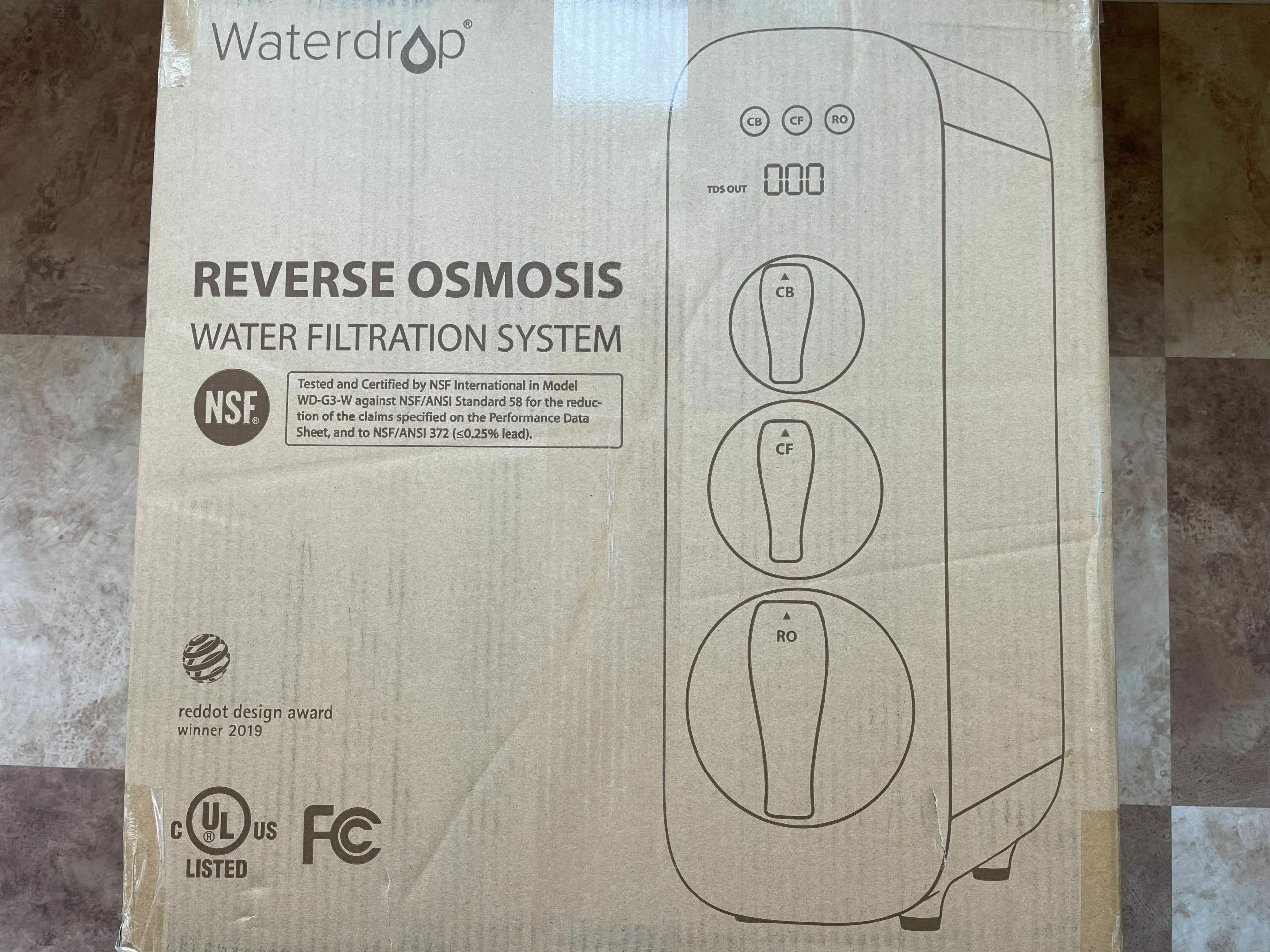 Waterdrop - K6 Reverse Osmosis Instant Hot Water Dispenser System - White