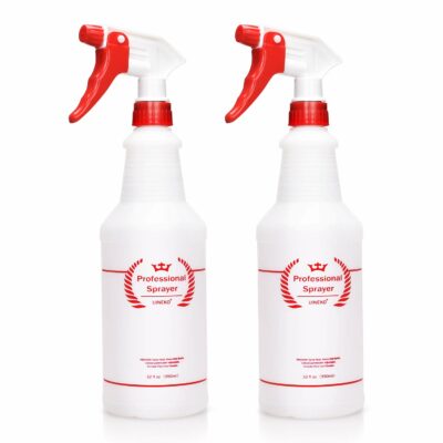 6 Pack 16oz Empty Plastic Spray Bottles, All-Purpose Red Spray Bottle for  Hair, Cleaning Solutions, Plants, with Adjustable Nozzle and Misting  Trigger