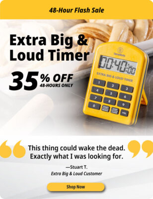 Flash Sale… 40% Off ThermoWorks Extra Big & Loud Commercial