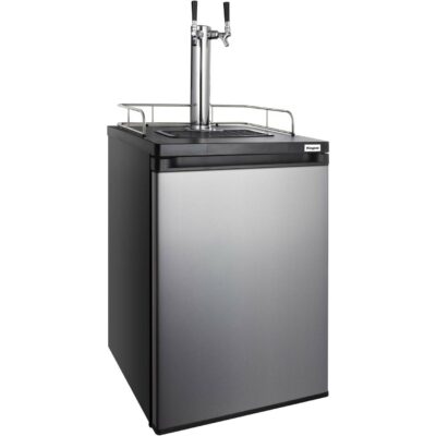 Kegco HBK209S-2 Keg Dispenser, stainless steel,2 Faucet without Kegs
