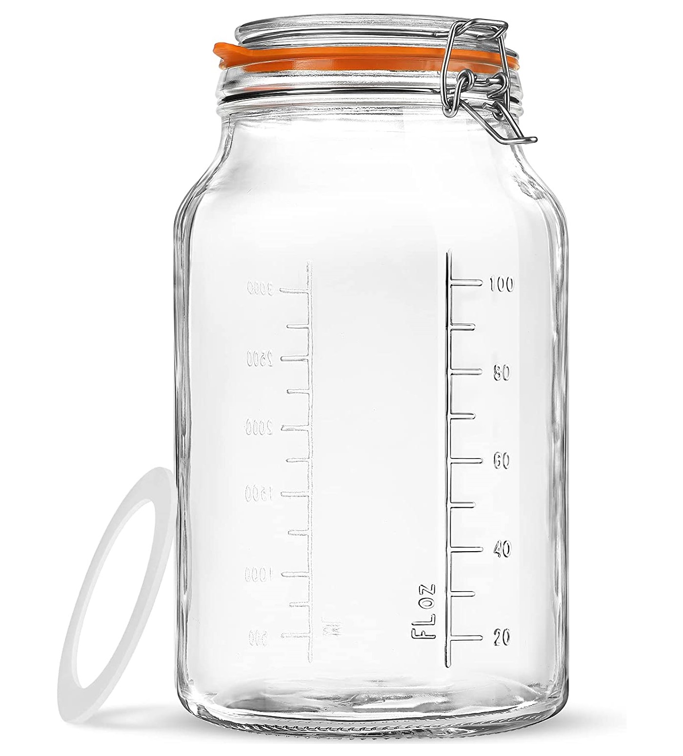 1 Gallon Mason Jars w/Volume Markings | Homebrew Finds