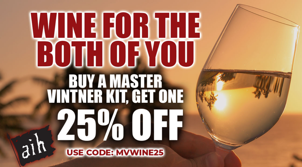 Last Call: BOGO 25% Off Master Vintner Wine Recipe Kits! | Homebrew Finds