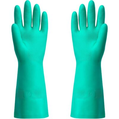 ThxToms Chemical Resistant Nitrile Gloves,Resist Household Acid, Alkali, Solvent and Oil, Latex Rubber Free, 1 Pair Extra Large 