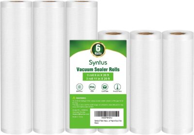 Syntus Vacuum Sealer Bags, 6 Rolls [hops & more]