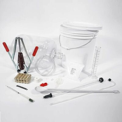 Wild Grapes Premium Wine Equipment Starter Kit - Wine Making Supplies - All-in-One Wine Kit for Crafting Wine at Home, 6 Gallon Fermenter Makes Up To 30 Bottles
