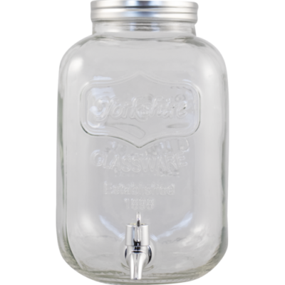  FastRack 1-1 Gallon Wide Mouth Mason Jar, Clear : Home