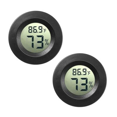 EAGLE PEAK Digital Hygrometer, 2 Pack Indoor Thermometer Humidity Gaug