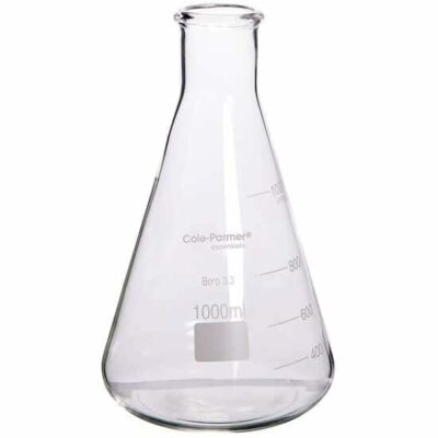 Cole-Parmer Erlenmeyer Flask, Glass, 6000 mL; 1/PK