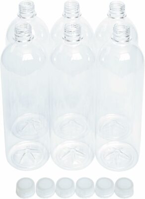 Steve Spangler's 1 Liter Soda Bottles - 6 Pack - for Science Experiment Use