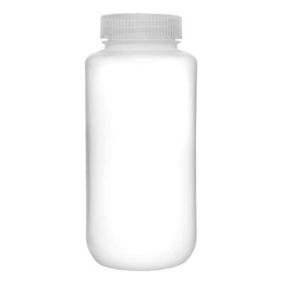 EISCO Reagent Bottle, 1000ml - Wide Mouth with Screw Cap - Polypropylene - Translucent Labs