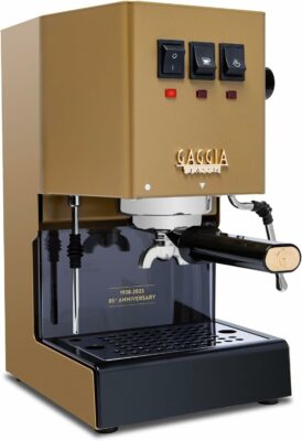 Gaggia RI9380/56 Classic Evo Pro Espresso Machine, 85th Anniversary Edition Gold