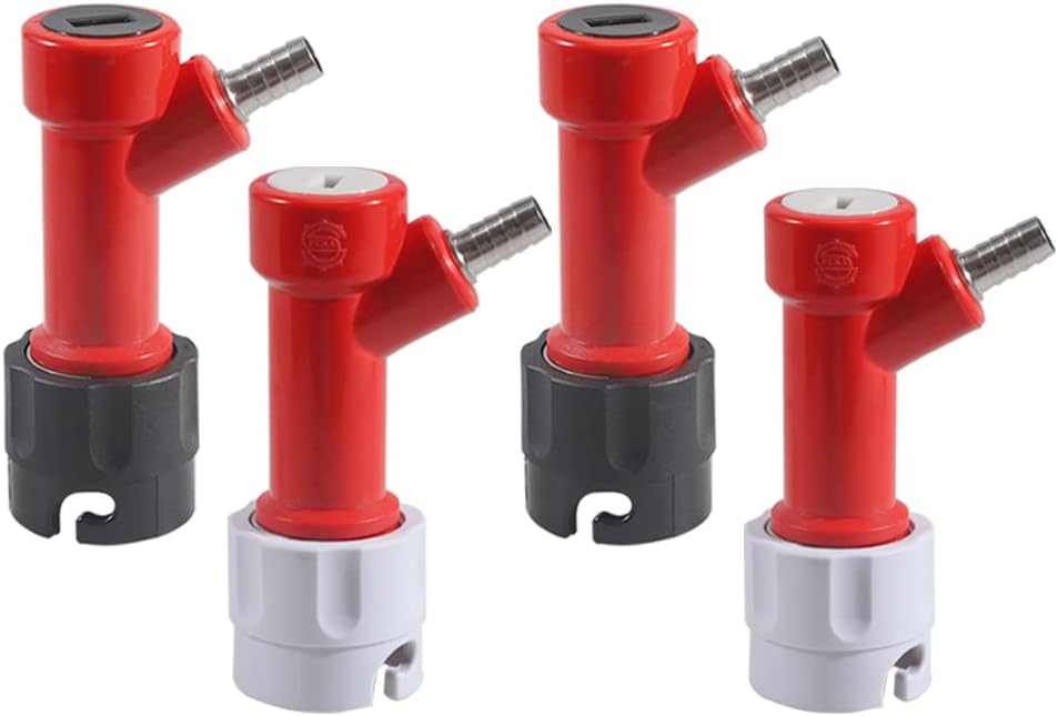 PERA 2 Pair Pin Lock coupler Barb Gas&Liquid Quick Disconnects Set