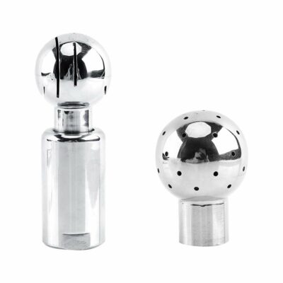 LANTRO JS 1/2 Inch BSP Female Thread Fixed/Rotary Stainless Steel Sanitary 304 Spray Ball Tank Cleaning Ball Keg Cleaning Ball Rotary Spray Ball (Fixed)