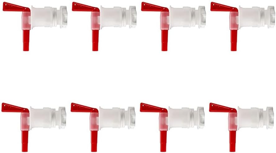 8Pcs Bottling Spigot for Bottling Bucket Plastic 5 Gallon Bucket Spigot for Beer Brewing Wine Making by MUGLIO 