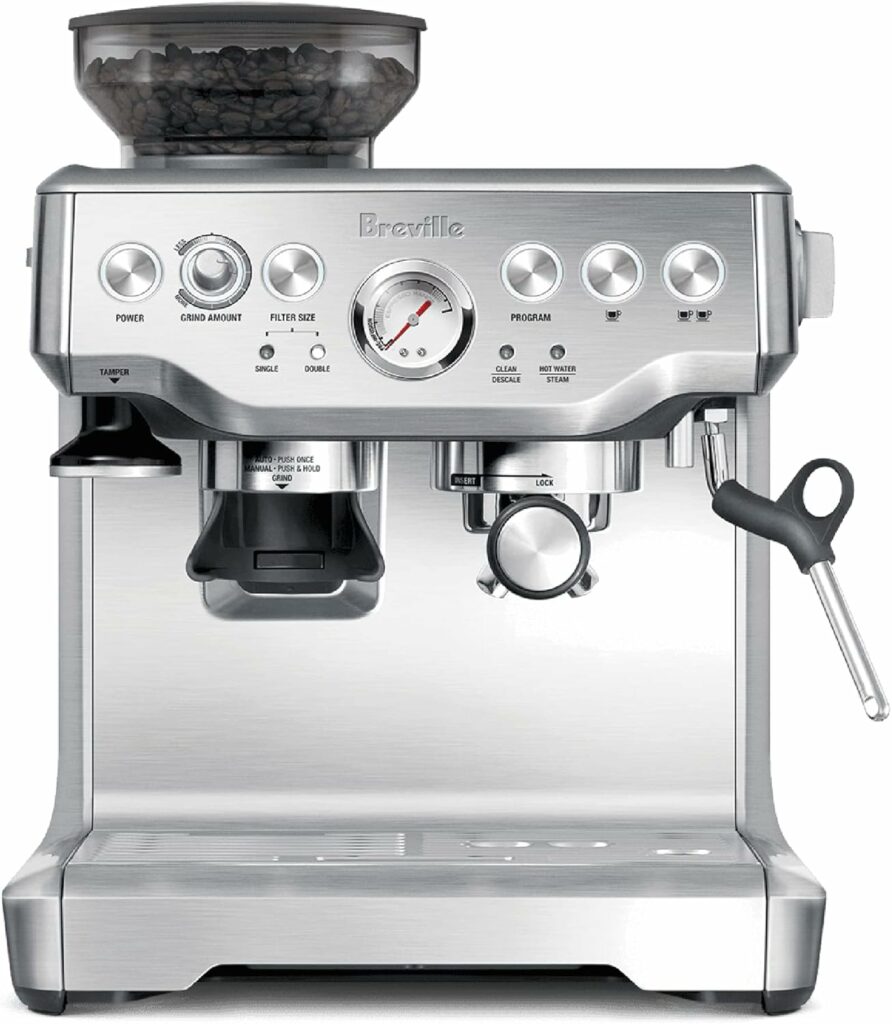 Breville BES870XL Coffee_Maker, One Size, Brushed Stainless Steel