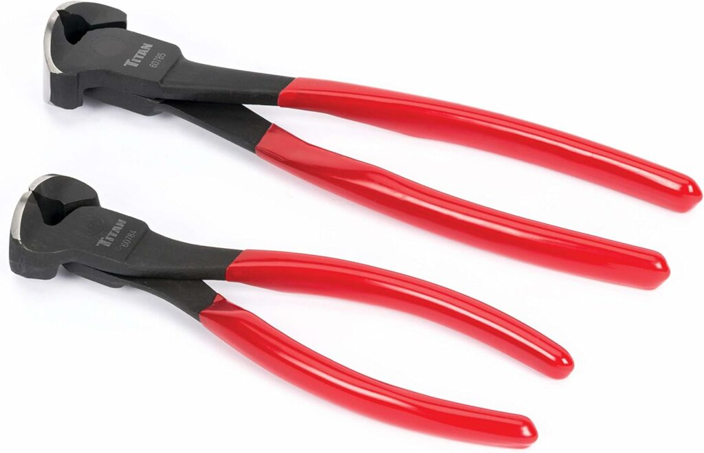 Titan 60786 2-Piece End Cutting Pliers Set 