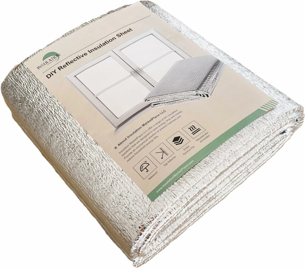 INSULATION MARKETPLACE - 24"x10ft DIY Foam Core Reflective Insulation Sheet