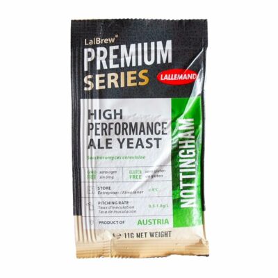 Craft A Brew - LalBrew Nottingham™ - High Performance Ale Yeast - For Craft Lagers - Ingredients for Home Brewing - Beer Making Supplies - (1 Pack)
