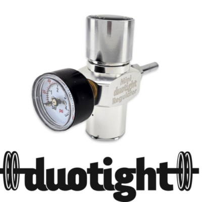 Duotight Mini CO2 Regulator | 16g & 74g Cartridge Compatible | 6.35mm Duotight Compatible 